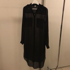 100% Silk Shirt Dress